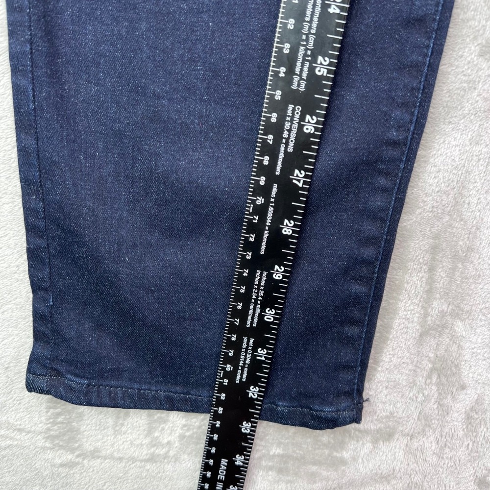 NYDJ Marilyn Straight Jeans Womens 4 Dark Blue Rinse Stretch Lift Tuck Denim New - Picture 7 of 15
